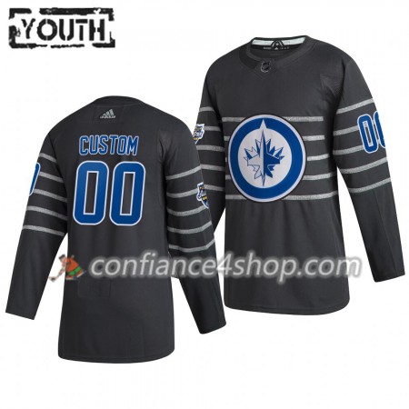 Adidas Maillot de Hockey Winnipeg Jets Personnaliser Gris 2020 NHL All-Star Authentic - Enfant